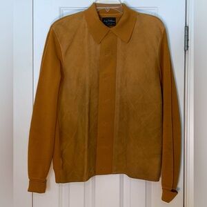 Vintage Andy Williams Puritan Wool Suede Sweater Hipster Cardigan Priority Ship